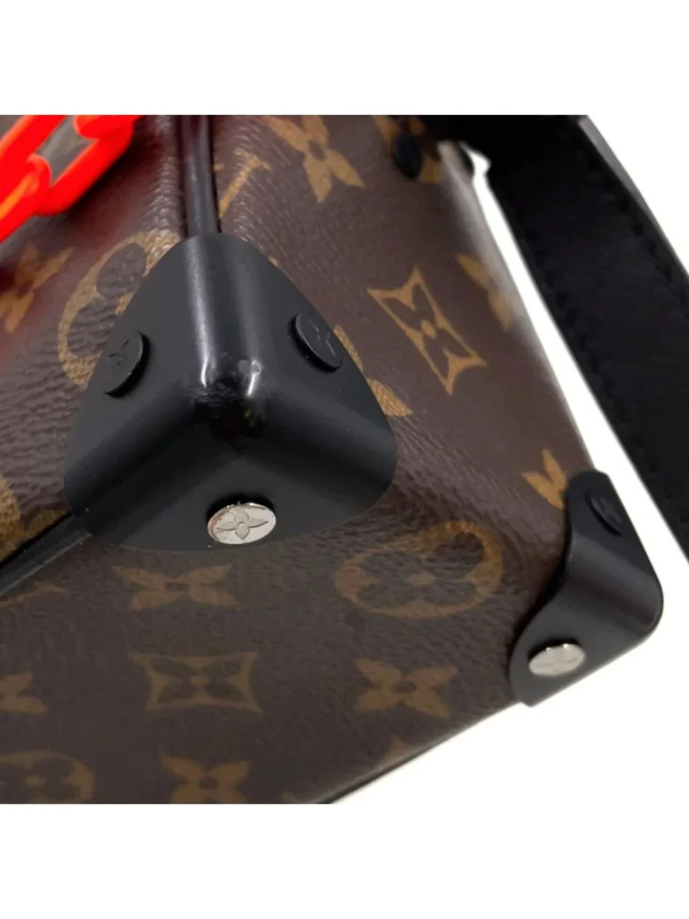 Louis Vuitton Mini Soft Trunk Monogram Eclipse Leather Brown Black